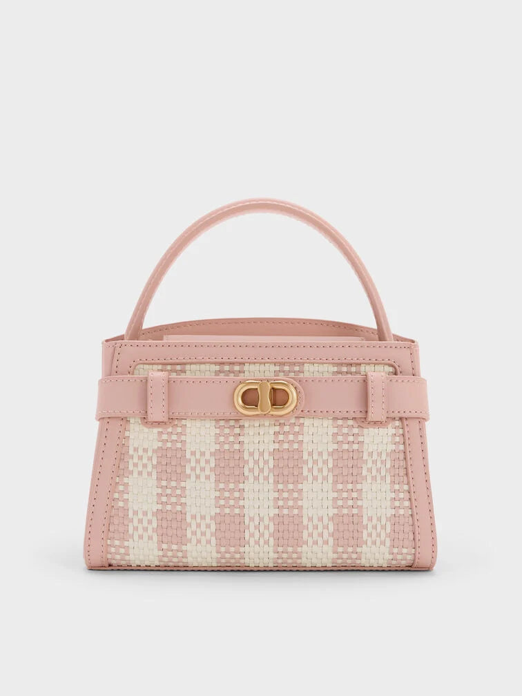 Aubrielle Croc-Effect Top Handle Bag